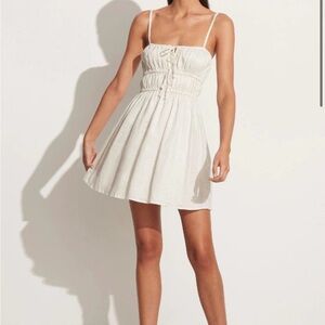 Faithfull The Brand | Elegant Eggshell Sundress | Linen | NEVER WORN